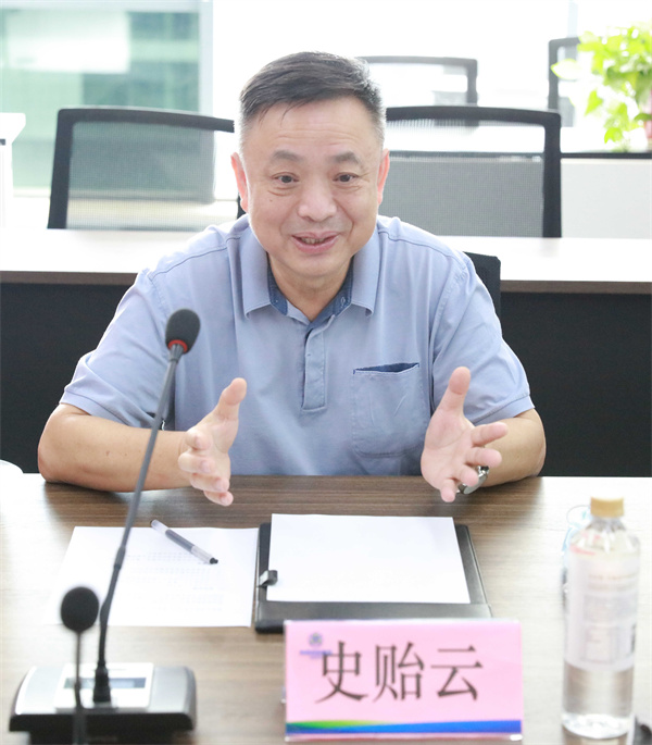 海南省政协副主席、民进海南省委会主委史贻云到秦创原亚星yaxin集团立异中心调研